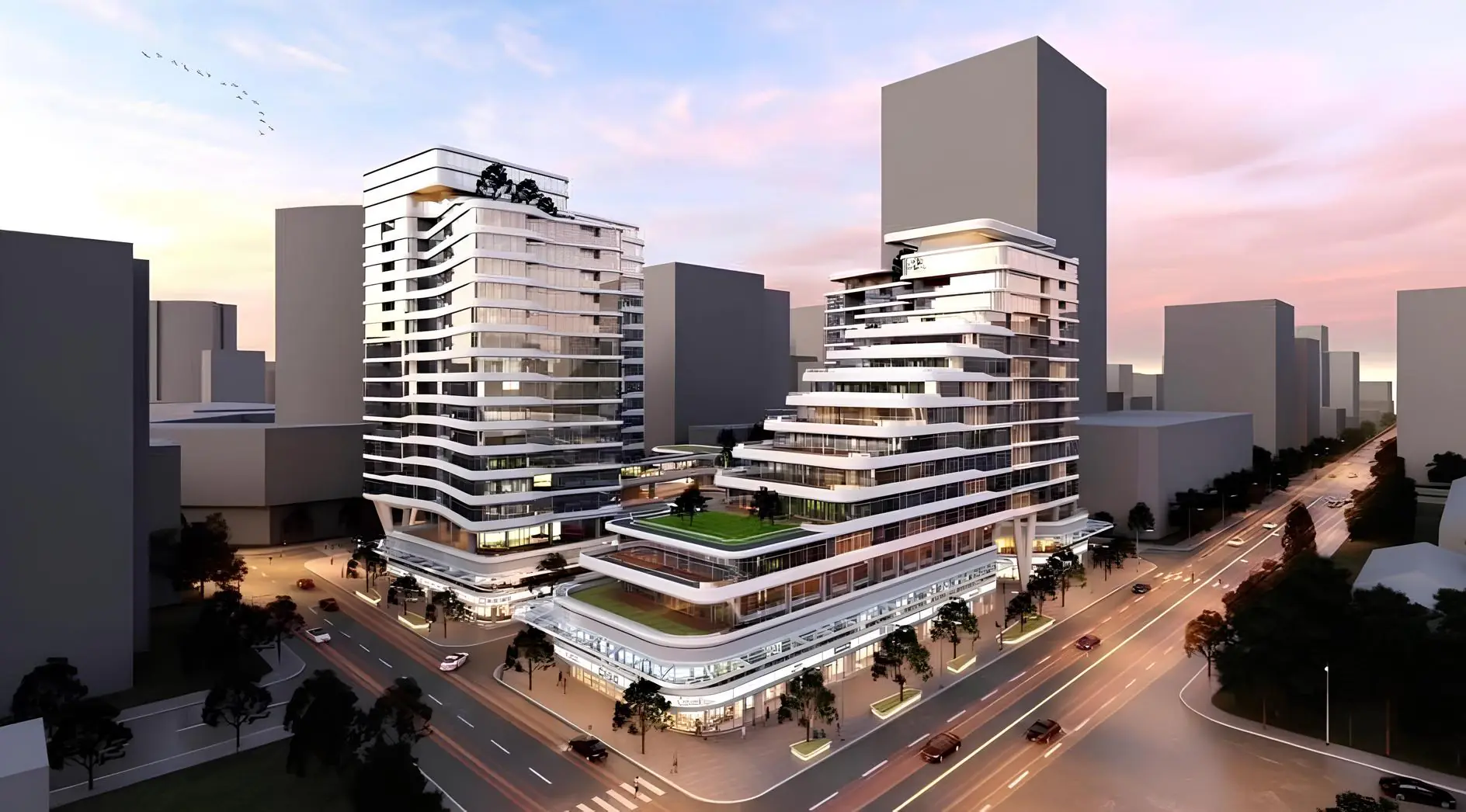 Phối cảnh Triton Crown Phú Mỹ Hưng